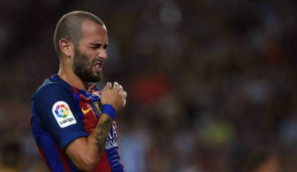 Según las informaciones de diario Marca, el club barcelonista pide al menos una ofertas de 9 millones de euros por Aleix Vidal.