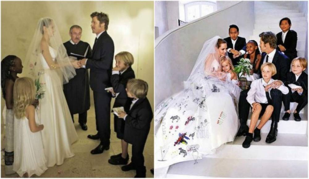 El 23 de agosto de 2014, hace exactamente un año, la famosa pareja conformada por Brad Pitt y Angelina Jolie contrajo matrimonio en una boda de ensueño en la Provenza francesa. Los hijos de la pareja fueron los testigos del enlace del año.