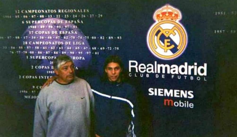 El chico se llama Aimar Centeno, quien realizó pruebas con alrededor de 12 mil jóvenes de 16 años, cuyo sueño era ser futbolista profesional. Militó en Real Madrid.