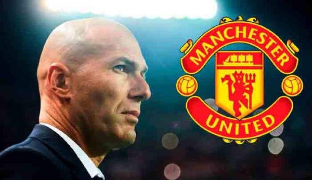 Bombazo. Zinedine Zidane, exentrenador del Real Madrid, llegaría como recambio de Mourinho en el Manchester United e inclusive la prensa de Inglaterra ha revelado los primeros cracks que hará llegar al cuadro inglés. FOTOS AFP.