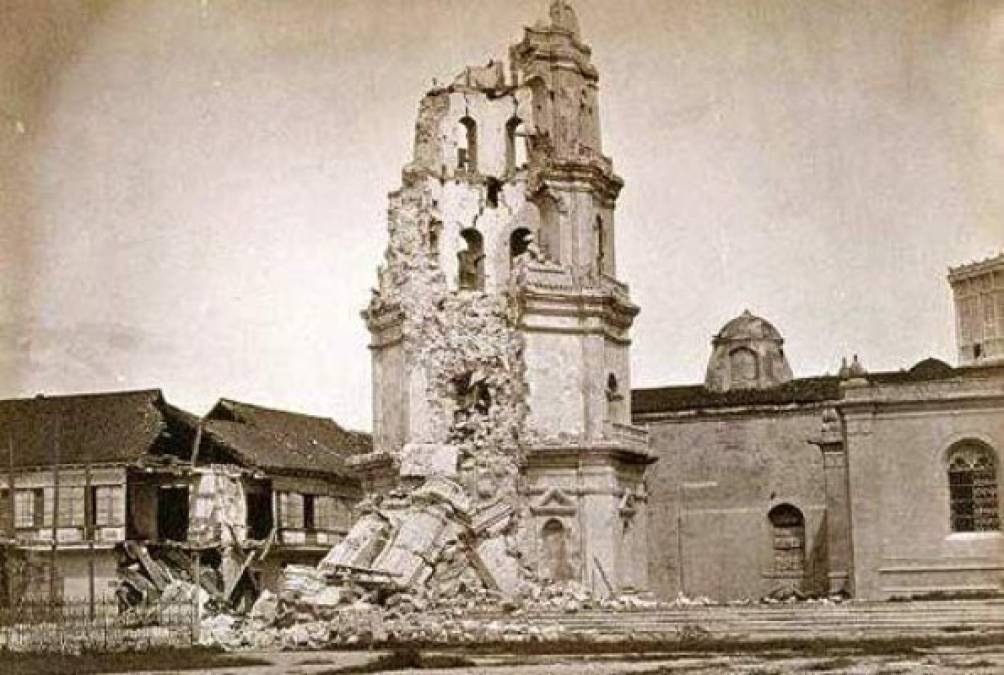 Ecuador, 31 de enero de 1906<br/>Magnitud: 8.8 grados<br/>Víctimas: Alrededor de 1,500 muertos<br/>La mayor parte de los daños fueron producidos por un tsunami posterior al sismo. <br/>