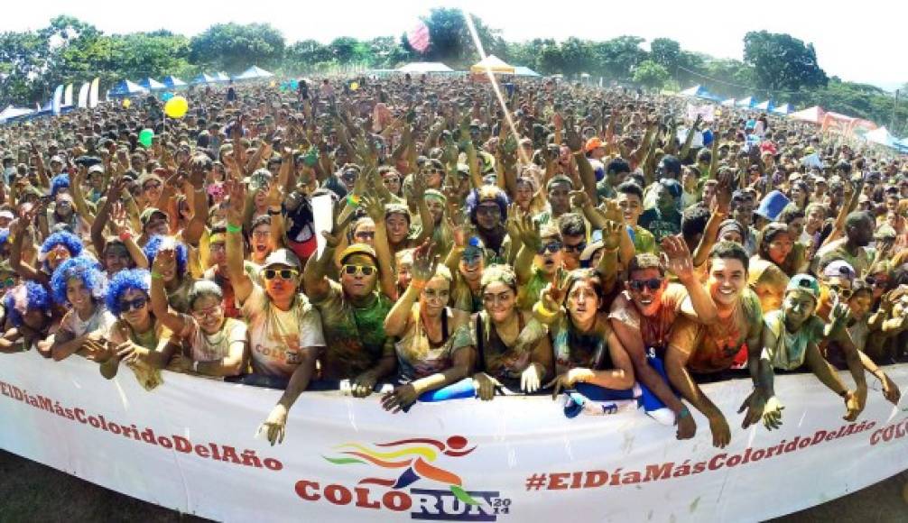 Miles de hondureños disfrutaron de principio a fin la gran fiesta del Colorun.