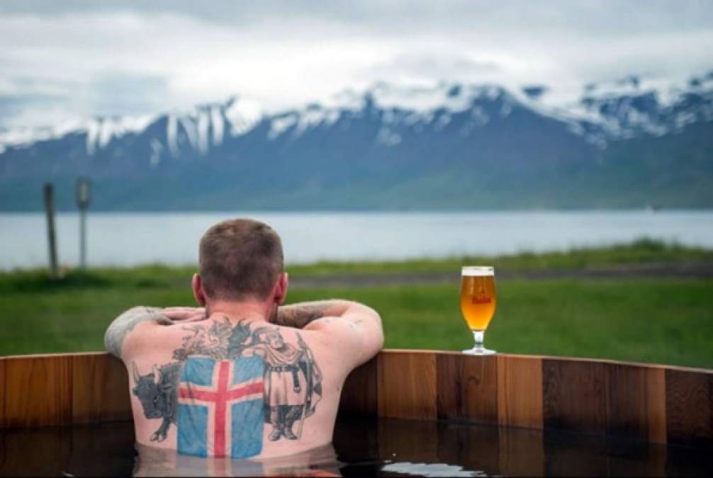 Además, en el spa de Aron Gunnarsson puedes beber esa cerveza, de la marca Kaldi, propietaria de la fábrica colindante.