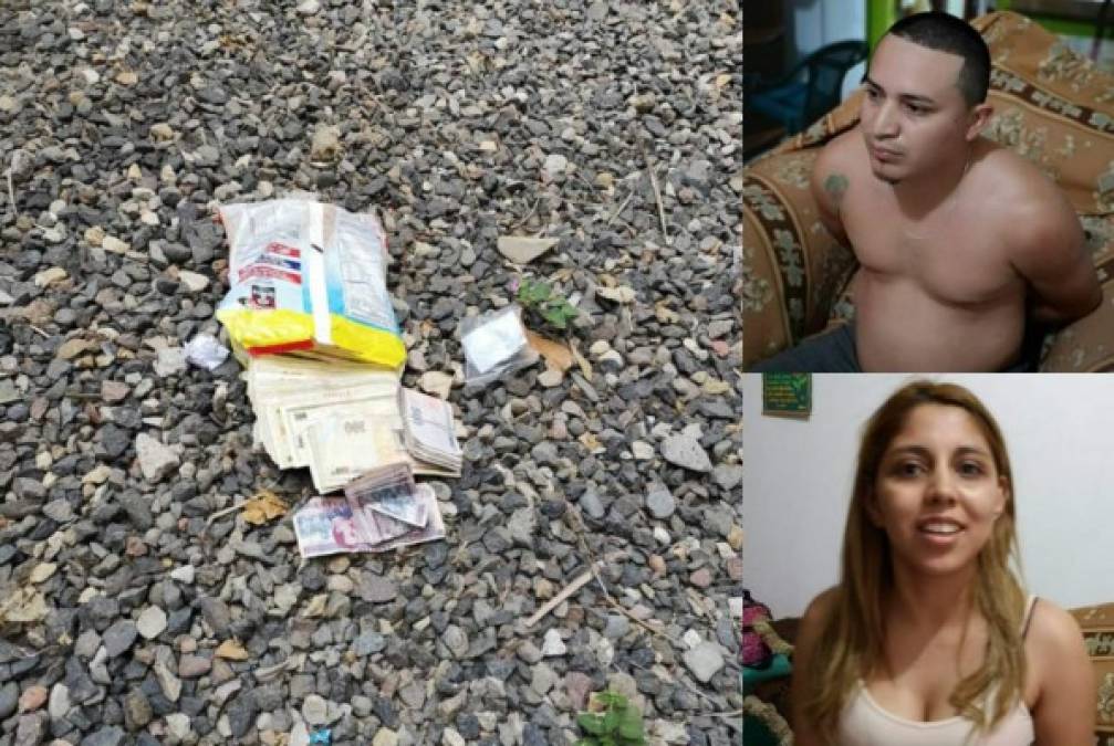 Una pareja de supuestos extorsionadores fue capturada este martes en la colonia El Country de Tegucialpa.