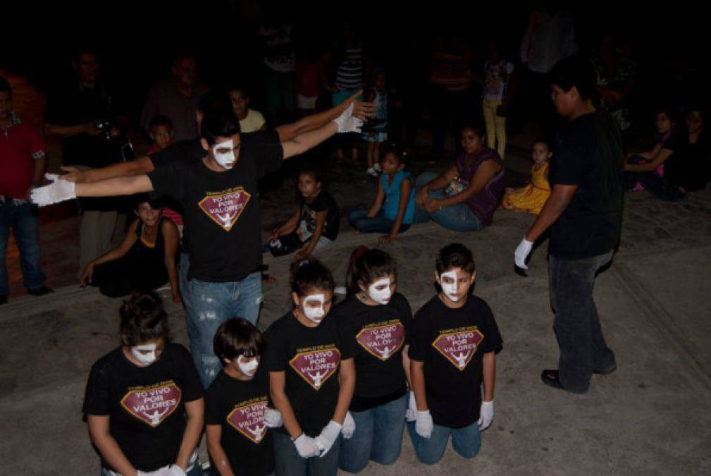 Las actividades del 24-0 en El Progreso, Yoro, Honduras.