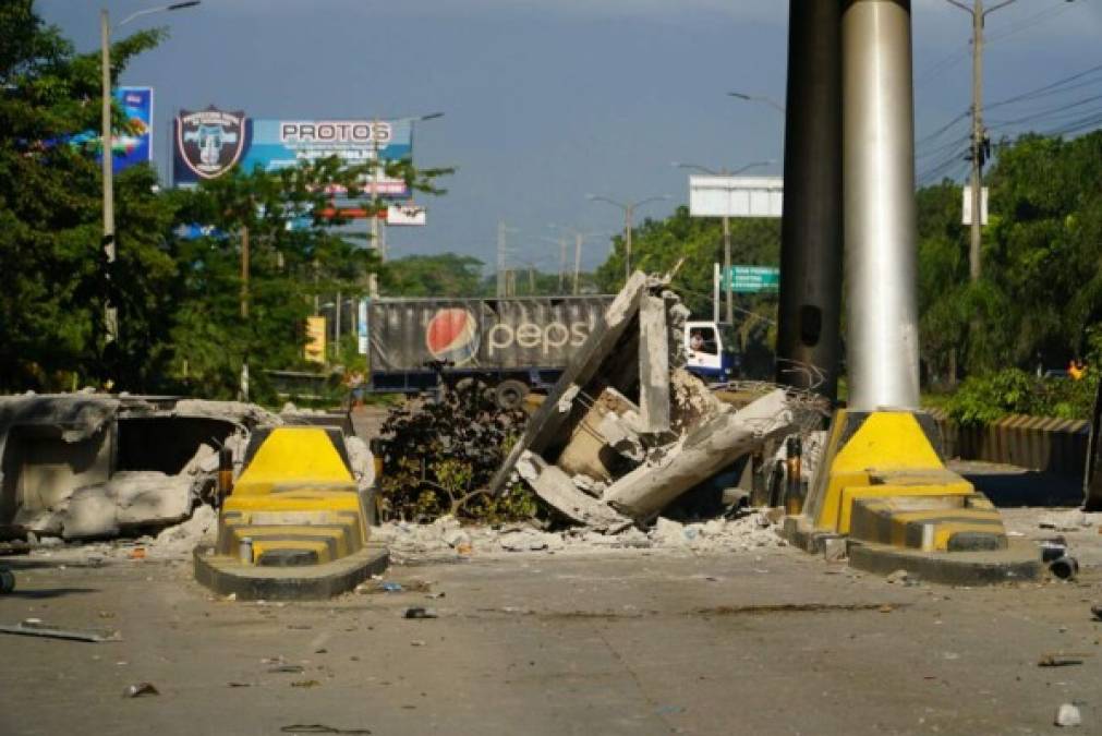 Bulevar del Este en San Pedro Sula.