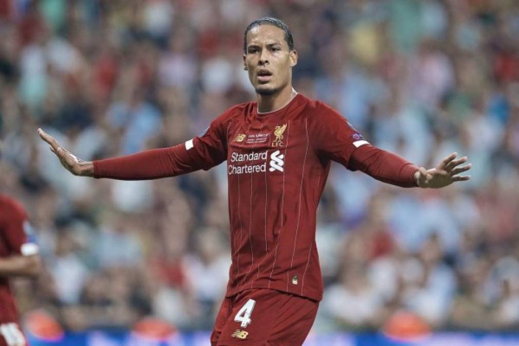 17. Virgil van Dijk (28 años) - Defensor holandés del Liverpool tiene un valor de mercado de 100 millones de euros.