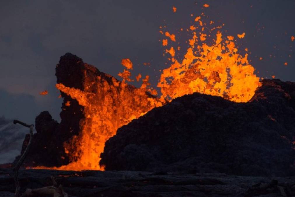 El Kilauea es unos de los cinco volcanes de la Gran Isla.