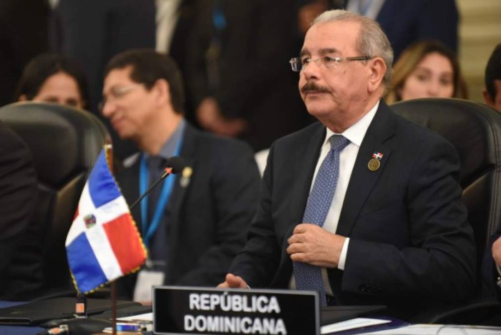 El presidente de República Dominicana, Danilo Medina, se ubica en la tercera posición.