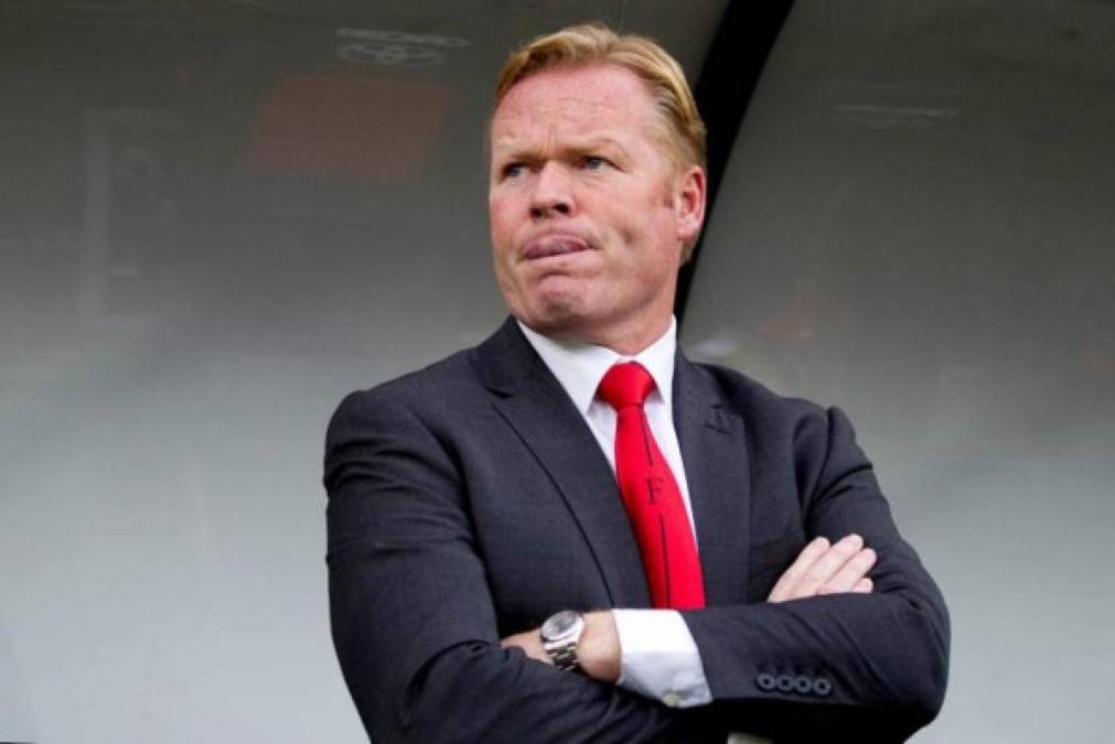 Ronald Koeman: Ha rechazado públicamente la posibilidad de convertirse en nuevo seleccionador nacional de Holanda tras el despido Danny Blind como máximo responsable del seleccionado.