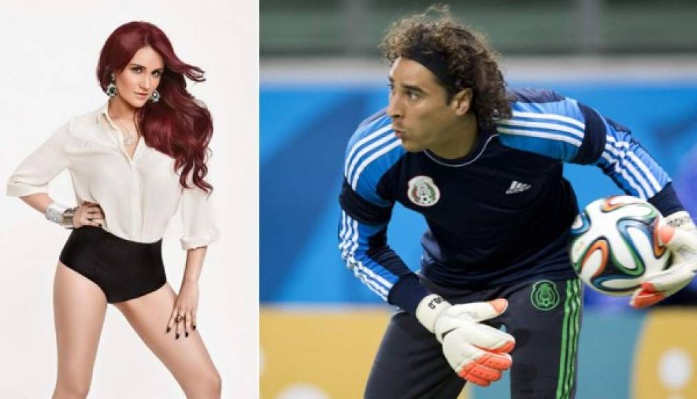 Dulce María mantuvo un romance con Guillermo Ochoa.