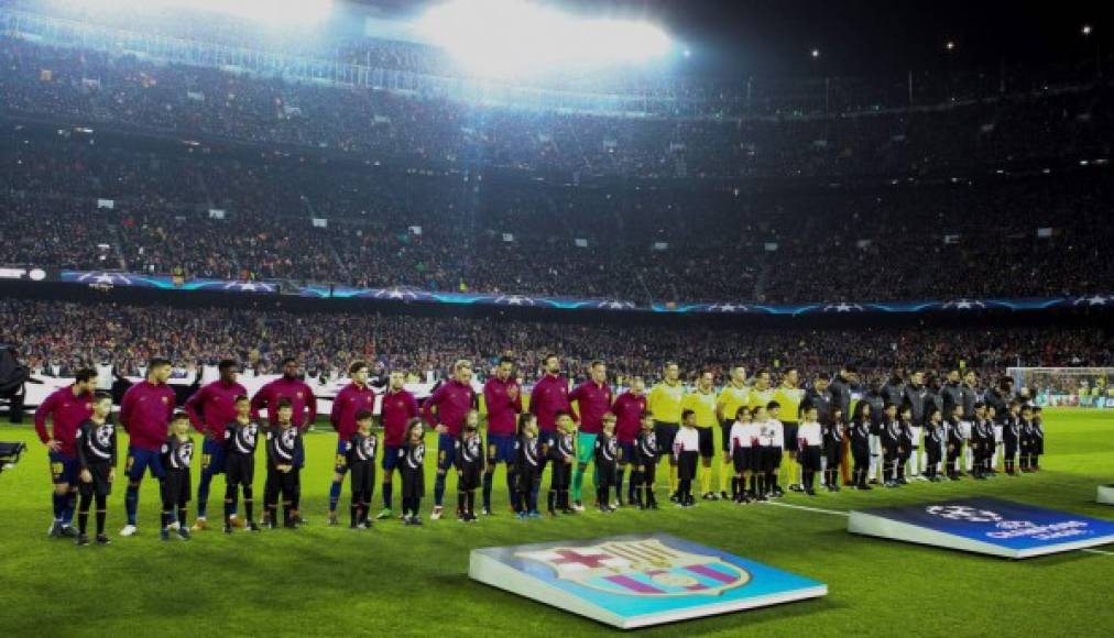 El Camp Nou lució abarrotado para el duelo entre Barcelona - Chelsea.