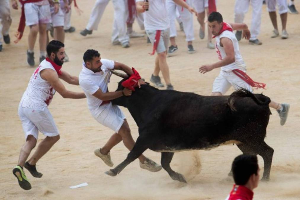 Los encierros de San Fermín atraen cada año a miles de personas de toda España y de otros países como Estados Unidos, Canadá, Australia y Nueva Zelanda, entre otros.