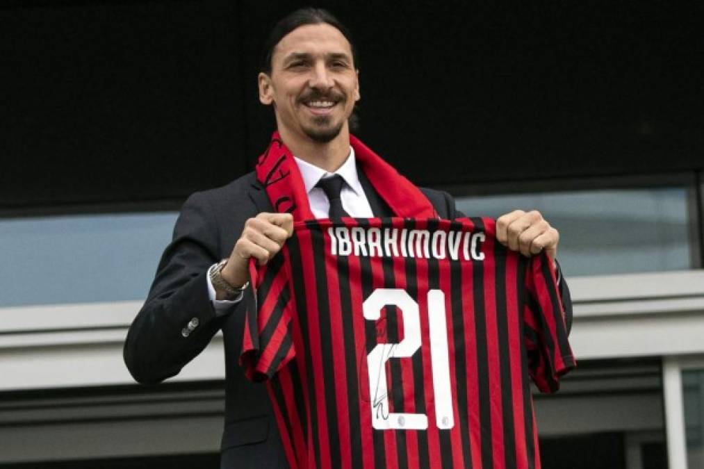 Ibrahimovic estará ligado al club lombardo por seis meses y un salario de 3,5 millones de euros, además de tener una opción de un año suplementario.