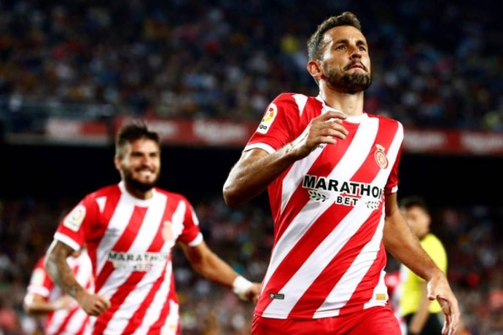 El uruguayo Cristhian Stuani fue la gran figura del juego al anotar un doblete por lo que se ha llevado los elogios por destacar en el Girona.