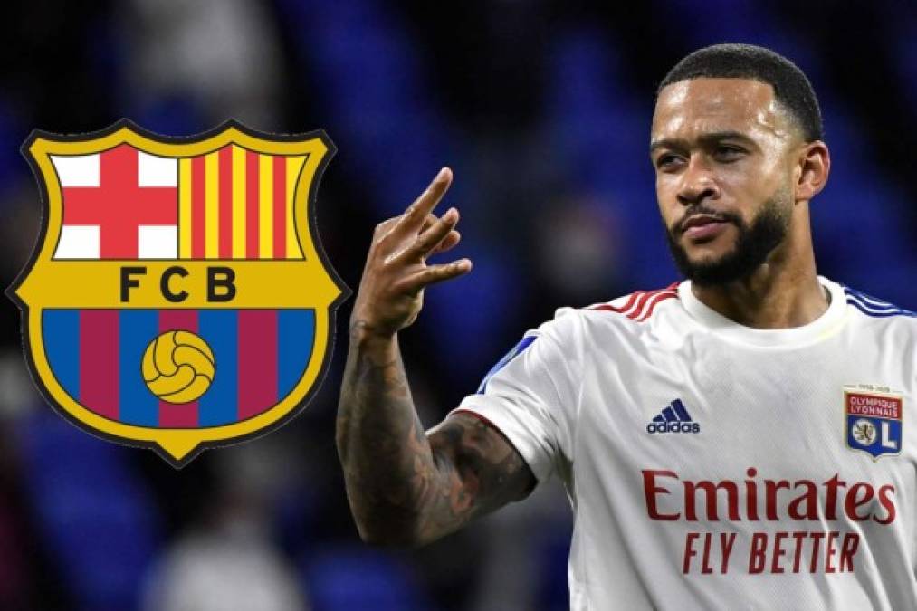 Memphis Depay, que tiene aún un año de contrato con el Olympique de Lyon, confirmó que existe interés del Barcelona y de la Roma por ficharlo. “No he escuchado mucho de mi agente, así que vamos a esperar. Sé que hay interés, pero más allá de eso no tengo nada que decir”, dijo el delantero.