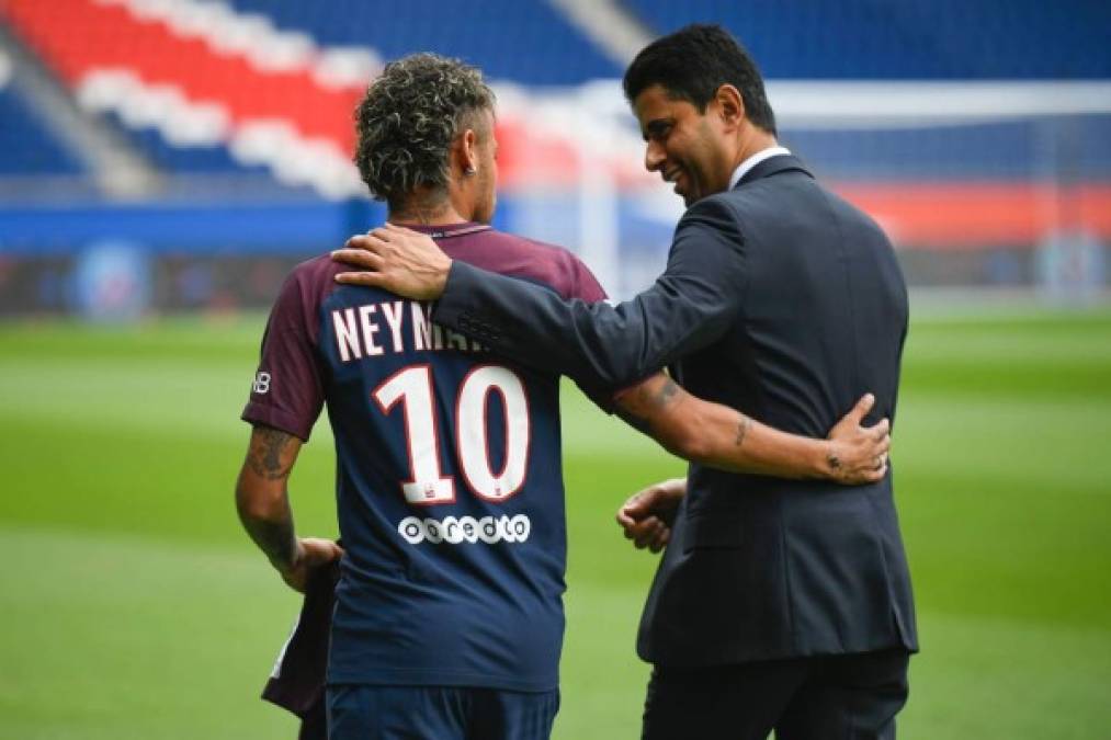 Parece que Al-Khelaifi y Neymar ya se llevan muy bien.