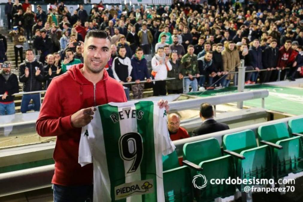 José Antonio Reyes, ex jugador del Real Madrid y seleccionado español, ha sido fichado por el Córdoba de la segunda de Españ. Llega para reemplazar a Jona Mejía.