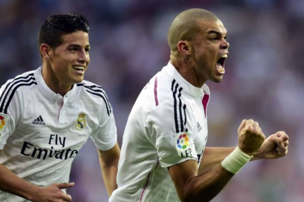 Pepe celebrando el 2-1.