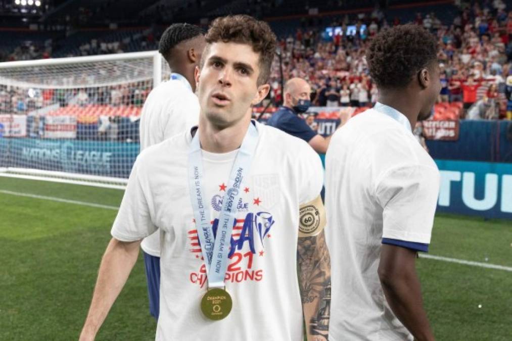 Christian Pulisic: Delantero de la selección de Estados Unidos. Foto Twitter @USMNT.