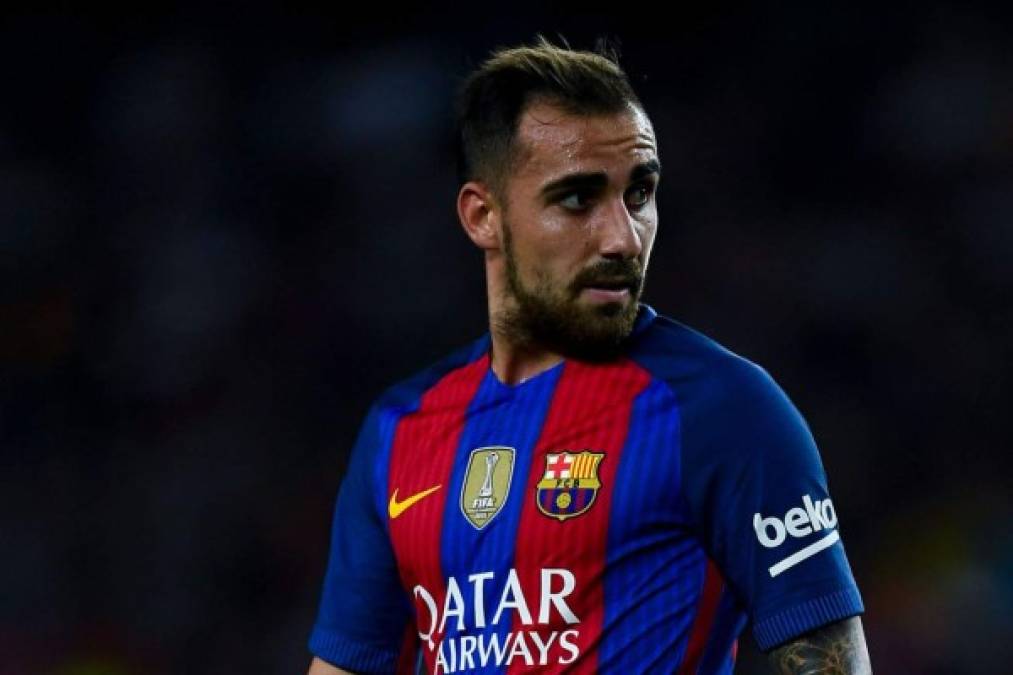 Paco Alcácer: La falta de minutos en el Barcelona y la posible llegada de otro delantero han puesto al atacante con la idea de irse del club azulgrana para poder tener más minutos. Llegó como esperanza goleadora procedente del Valencia.