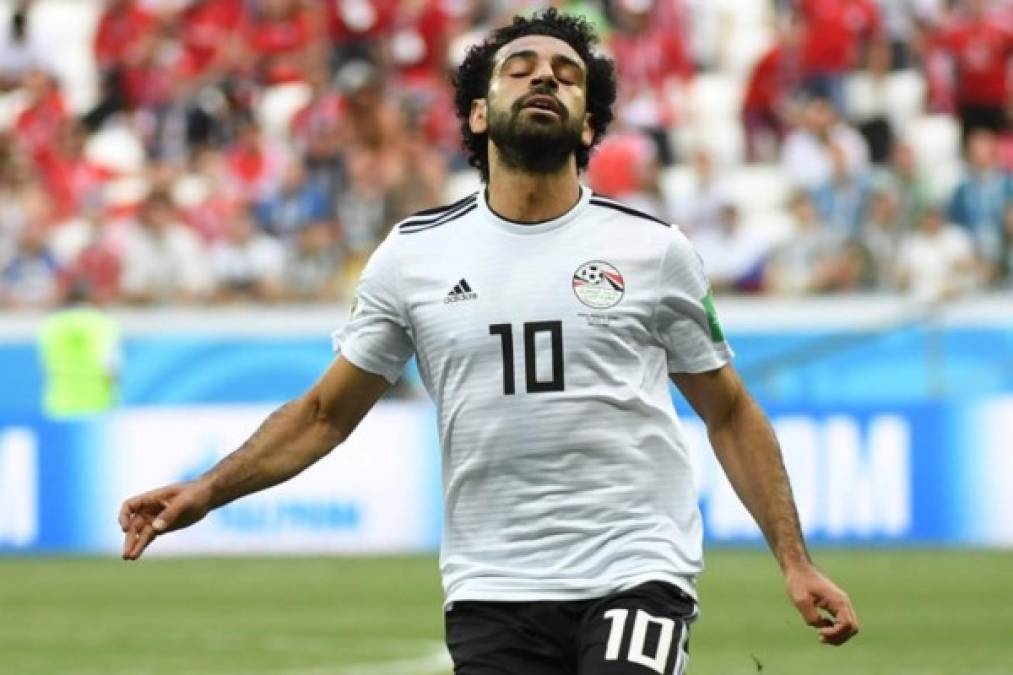 El egipcio Mohamed Salah lleva dos goles, uno de penal.