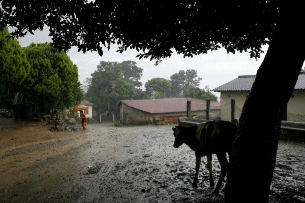 Cayaguanca, un exbolsón entre la línea fronteriza de Honduras y El Salvador.