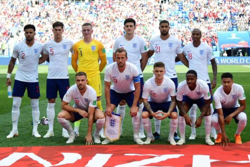 Inglaterra también ha ganado sus primeros dos partidos y así logró su clasificación a octavos de final del Mundial de Rusia 2018. Foto AFP