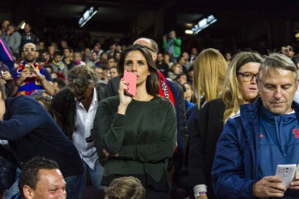 La bella periodista no se pierde los partidos del 'Chicharito' Hernández.