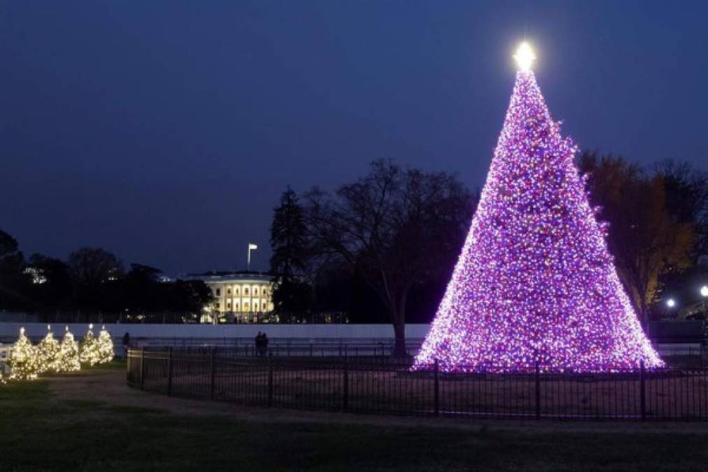 Estados Unidos, el país más afectado del mundo por la pandemia de coronavirus, realizó esta semana el tradicional encendido de sus árboles de Navidad más icónicos en Washington D.C. y Nueva York.