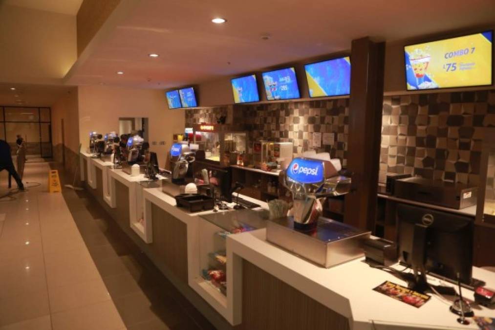 Las nuevas instalaciones de Metrocinemas tienen cinco salas regulares, tres salas VIP y un exclusivo palco.