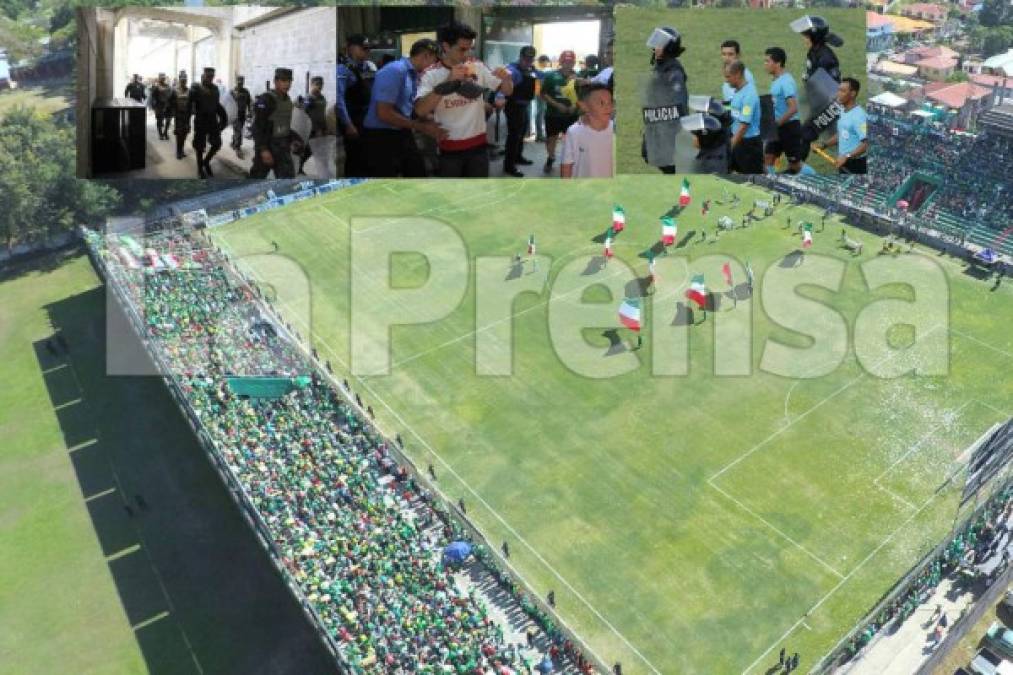 800 elementos policiales resguardarán el estadio Yankel Rosenthal. Desde las 8:00 am la Policía Nacional tomará control. Los portones se abrirán a las 10:00 am para los vendedores y a las 11:00 am para los aficionados.