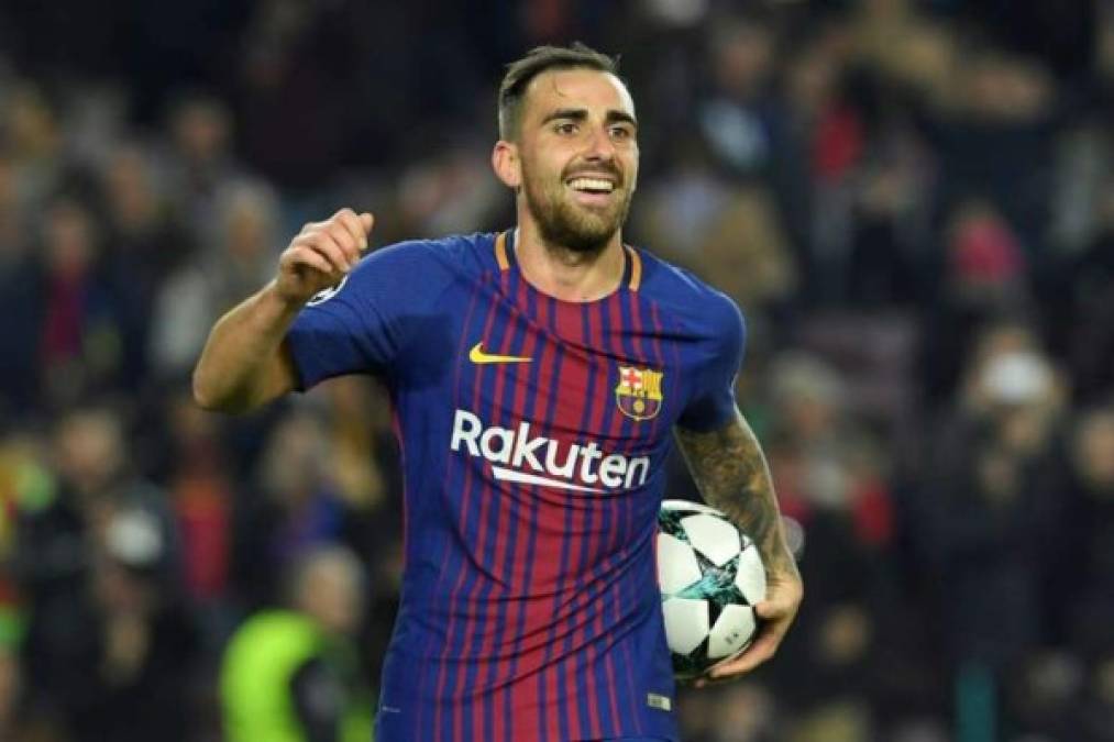 Paco Alcácer: El delantero de 24 años de edad es otro de los que dejará al Barcelona.