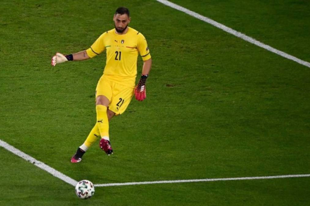 Gianluigi Donnarumma: El portero italiano es nuevo jugador del PSG de cara a la próxima campaña. Llega como agente libre ya que finalizó su contrato con el AC Milan. Foto AFP.