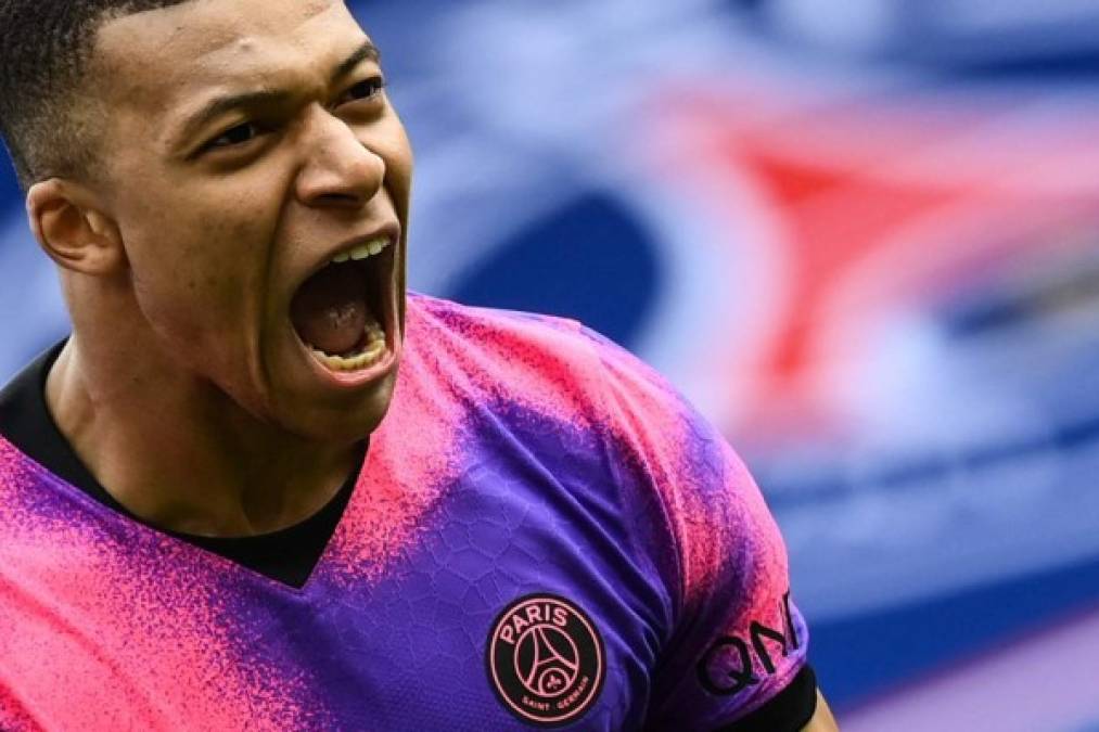 Kylian Mbappé: En el PSG le han prometido al brasileño Neymar que convencerán de que el joven francés permanezca en el club. Foto AFP.