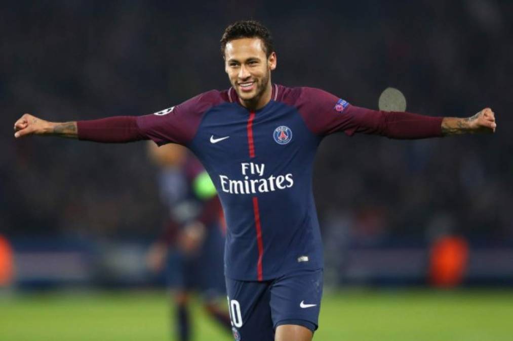 10. Neymar (PSG): 40 puntos (20 goles).