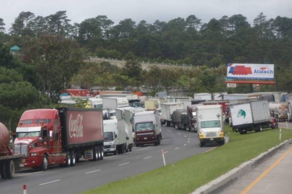 Los importadores de combustible aseguran que la aglomeración de vehículos en las gasolineras se da a causa del paro del transporte de carga que se registra a nivel nacional