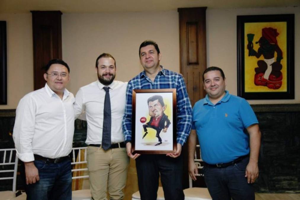 Gerson Hernández, Diego Paz, Luis Fuentes y Nahum Aguilar.