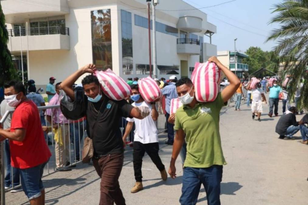 Los progreseños lograron abastecerse de granos básicos para seguir sobrellevando la cuarentena.