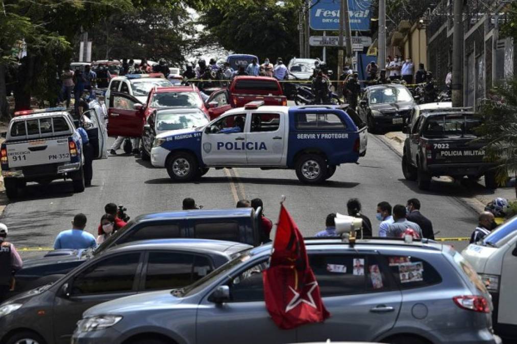 Melvin Bonilla se desplazaba en su vehículo pick-up por una zona céntrica de la capital, cuando desconocidos que iban en otro automóvil lo atacaron a tiros.