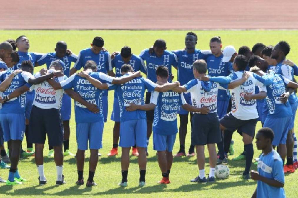 El combinado catracho cerró filas y se reporta lista para el crucial duelo ante los ticos.