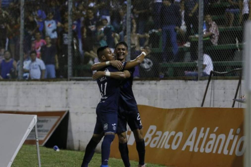 Motagua se bajó al Platense y se mantiene en la pelea por el primer lugar. Los azules son terceros con 28 puntos.