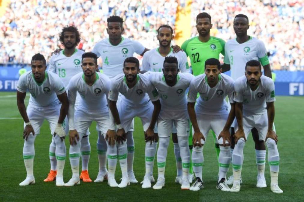 Arabia Saudita es la otra selección del Grupo A que quedó eliminada del Mundial de Rusia 2018. Foto AFP