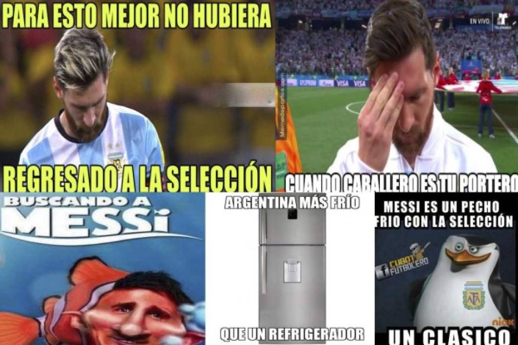 Croacia goleó este jueves a una pálida Argentina por 3-0 y se clasificó para los octavos de final del Mudial de Rusia-2018, dejando a la Albiceleste cerca de la eliminación. Los memes no podían faltar.