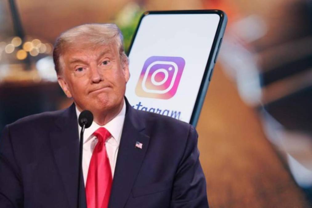 En Instagram, propiedad de Facebook, el cuestionado mandatario tiene 24,6 millones de seguidores. Ante los últimos acontecimientos, también decidió suspender el perfil social de Trump.