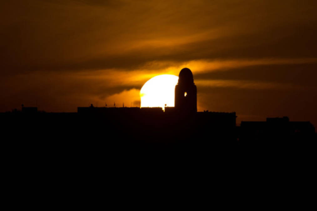 El eclipse solar, desde Irak.