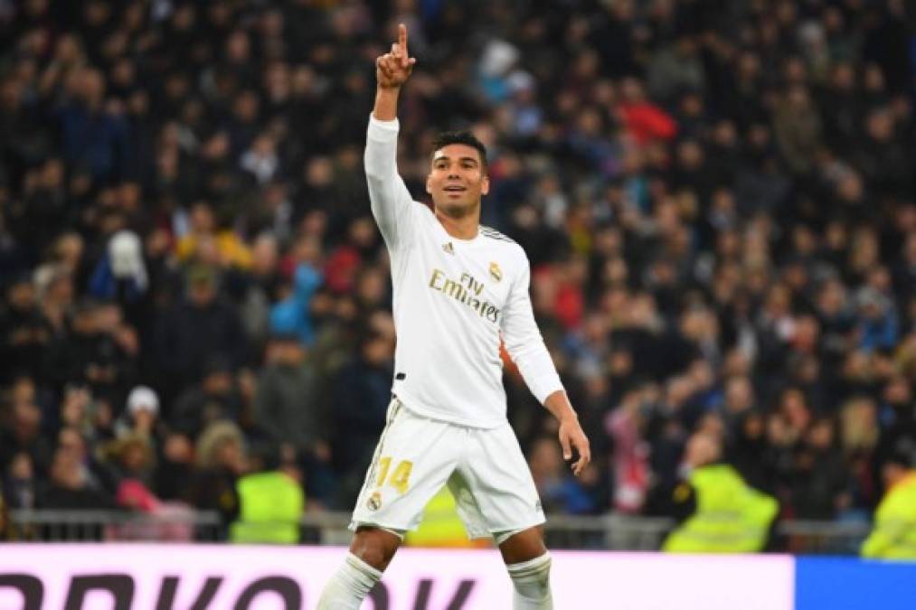 Ya en la segunda parte, el Real Madrid pudo sacar la victoria gracias a un doblete de Casemiro.