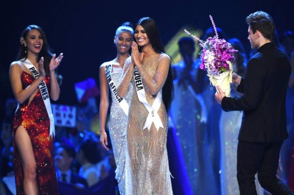 Sthefany Gutiérrez quedó dos pasos atrás de la ansiada corona de Miss Universo, otorgada a Miss Filipinas Catriona Gray, y con Tamaryn Green Miss Sudáfrica como primera finalista.