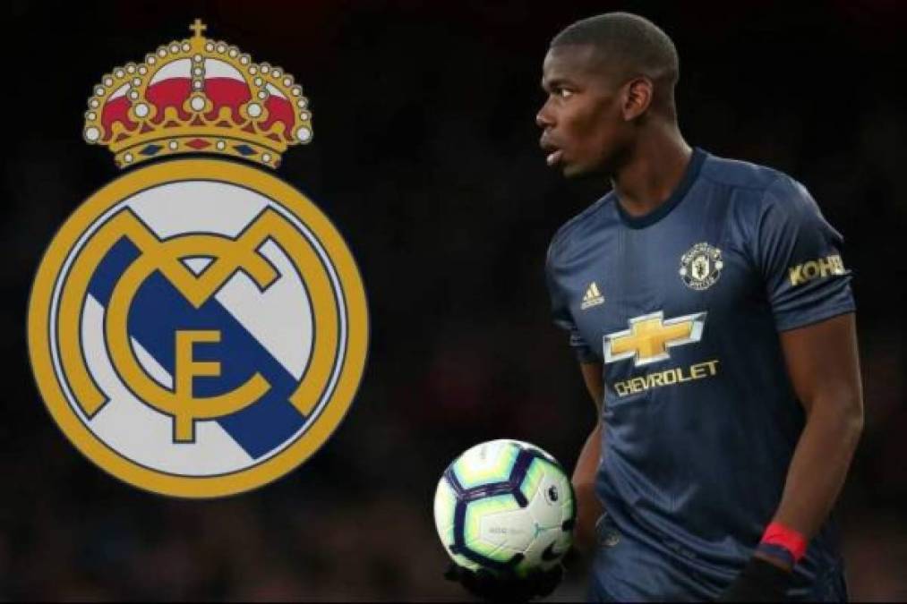 Paul Pogba cuenta con 26 años de edad y en el Real Madrid estarían haciendo en enero del 2020 un último esfuerzo por ficharle.