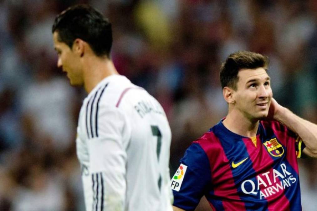 Lionel Messi perdió el duelo contra Cristiano Ronaldo.